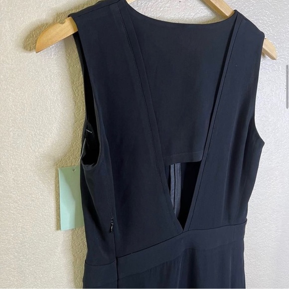 A.L.C Black Cut Out Cocktail Dress | 4 Step Hem Pockets w/ Zipper | NWT - Picture 6 of 10